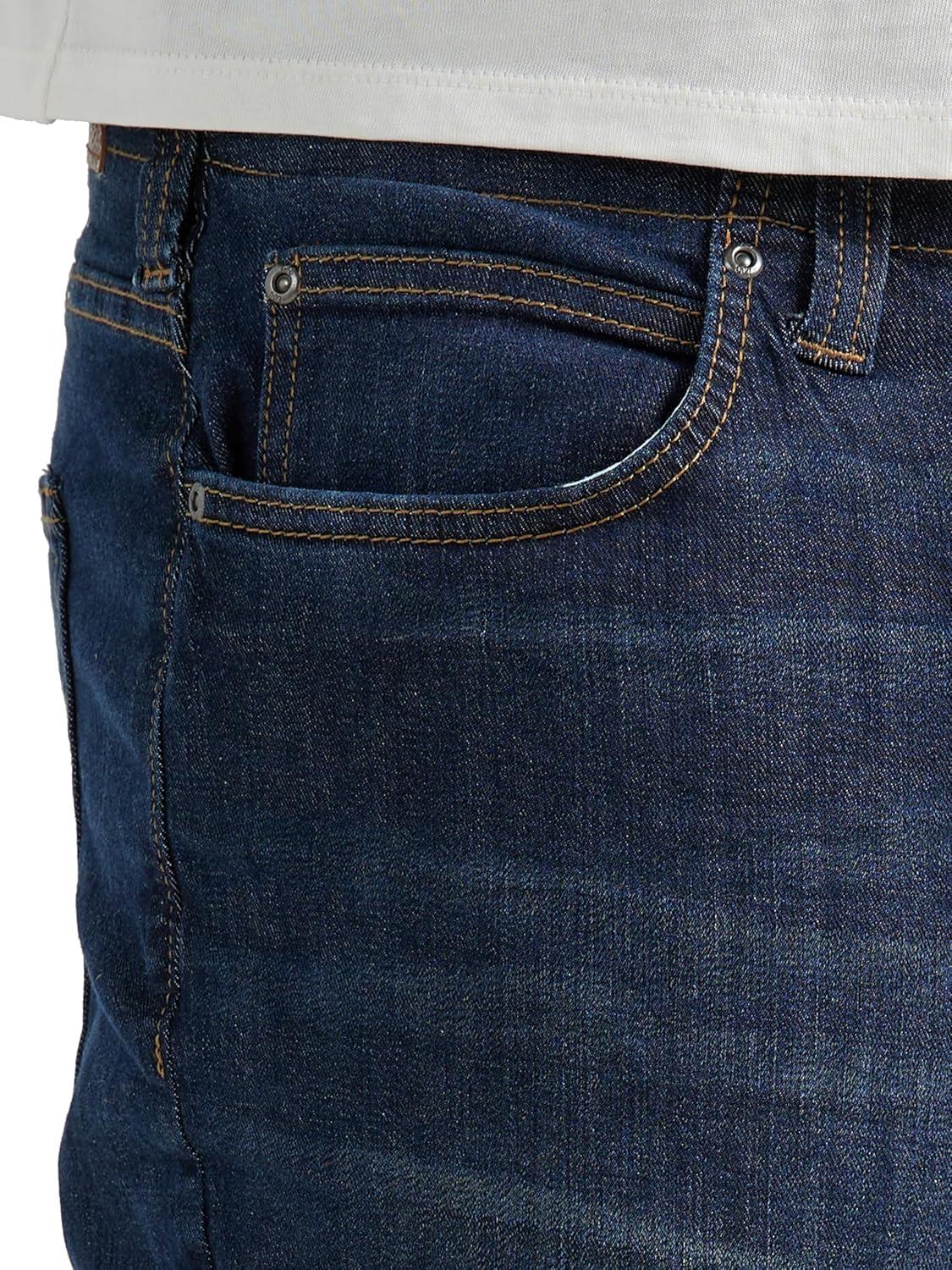 imageLee Mens Big amp Tall Extreme Motion Athletic Taper JeanBlue Strike