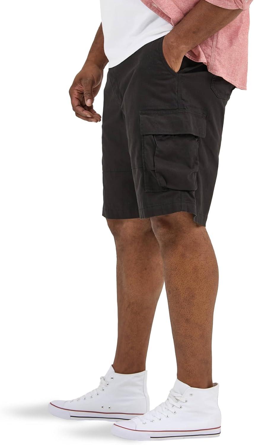 imageLee Mens Big amp Tall Extreme Motion Carolina Cargo ShortBlack