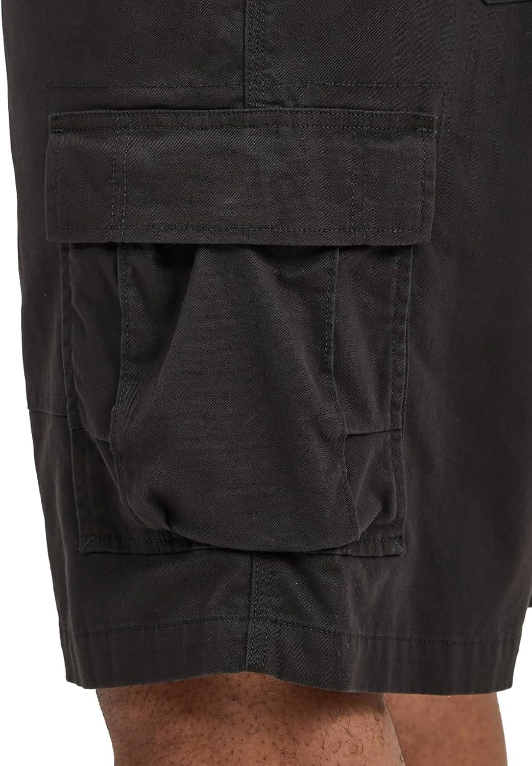 imageLee Mens Big amp Tall Extreme Motion Carolina Cargo ShortBlack