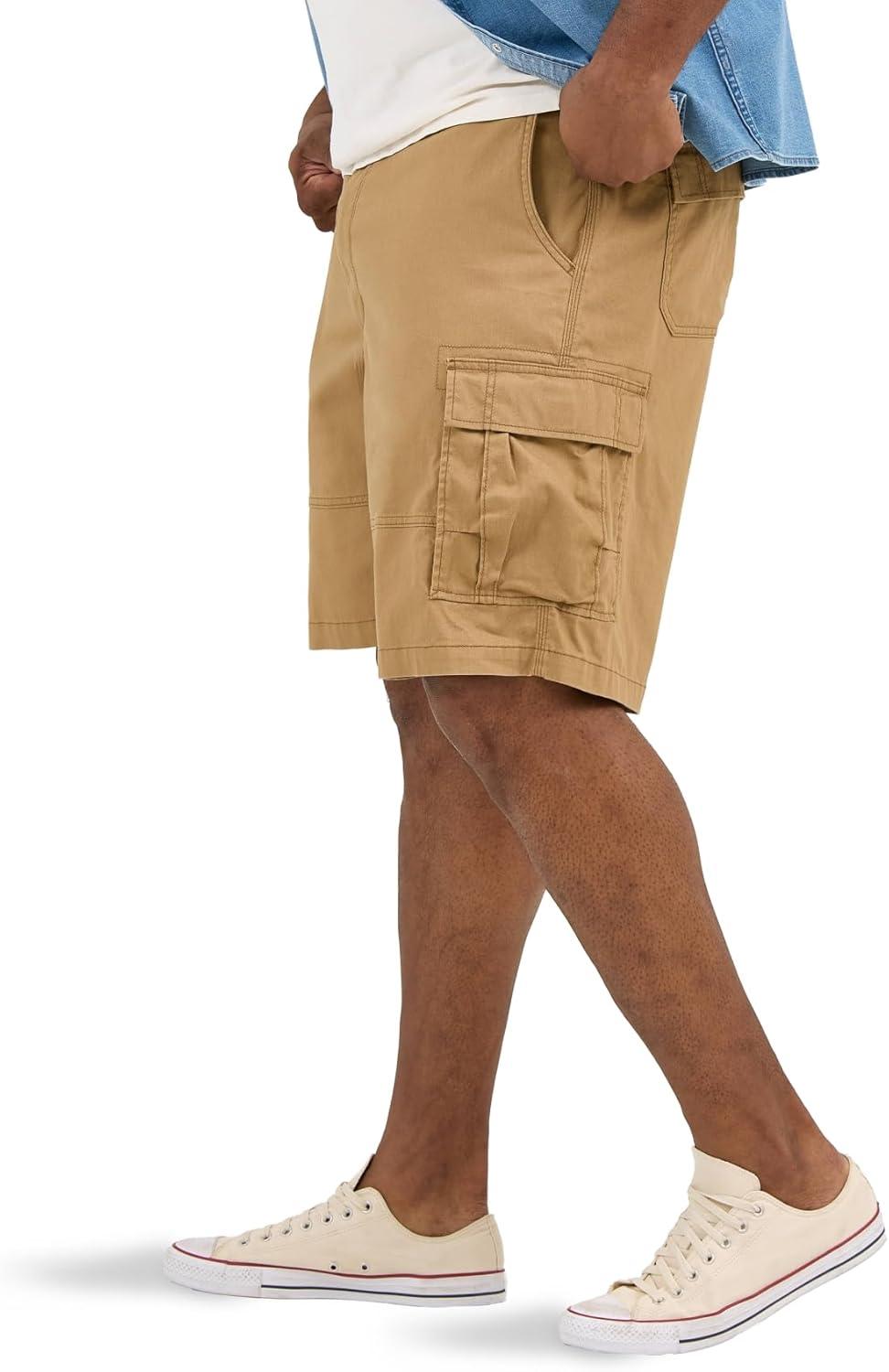 imageLee Mens Big amp Tall Extreme Motion Carolina Cargo ShortBourbon