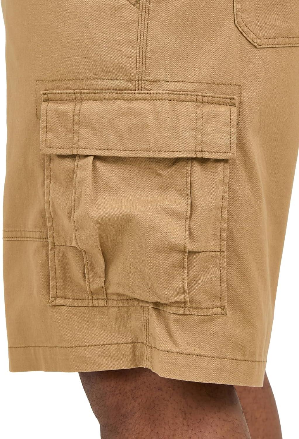 imageLee Mens Big amp Tall Extreme Motion Carolina Cargo ShortBourbon