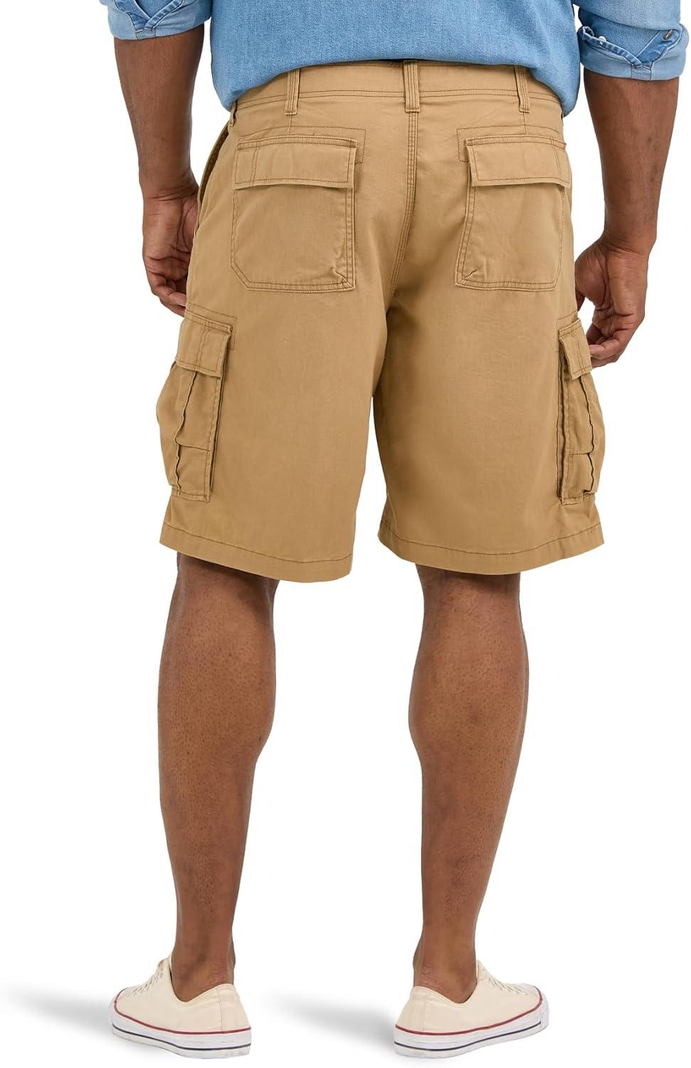 imageLee Mens Big amp Tall Extreme Motion Carolina Cargo ShortBourbon
