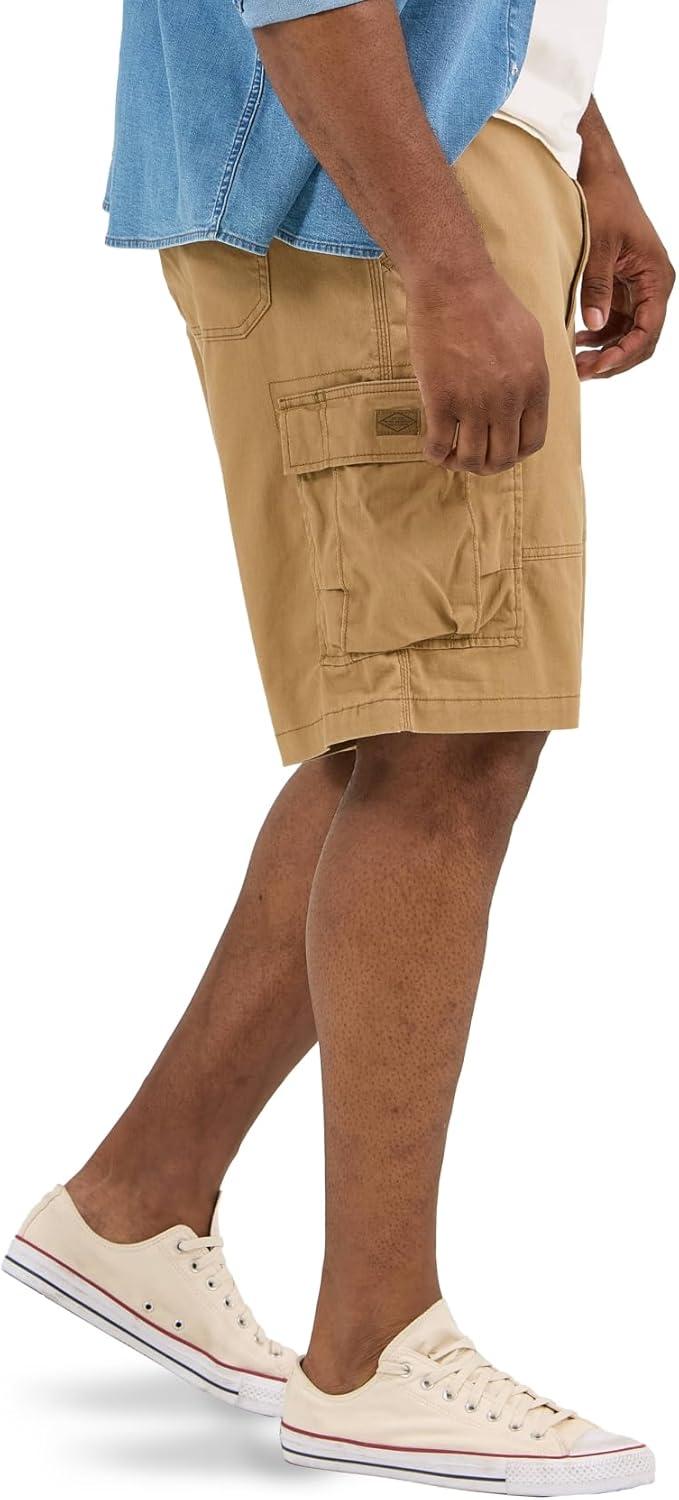 imageLee Mens Big amp Tall Extreme Motion Carolina Cargo ShortBourbon