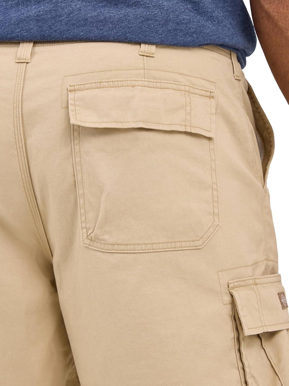 imageLee Mens Big amp Tall Extreme Motion Carolina Cargo ShortBuff
