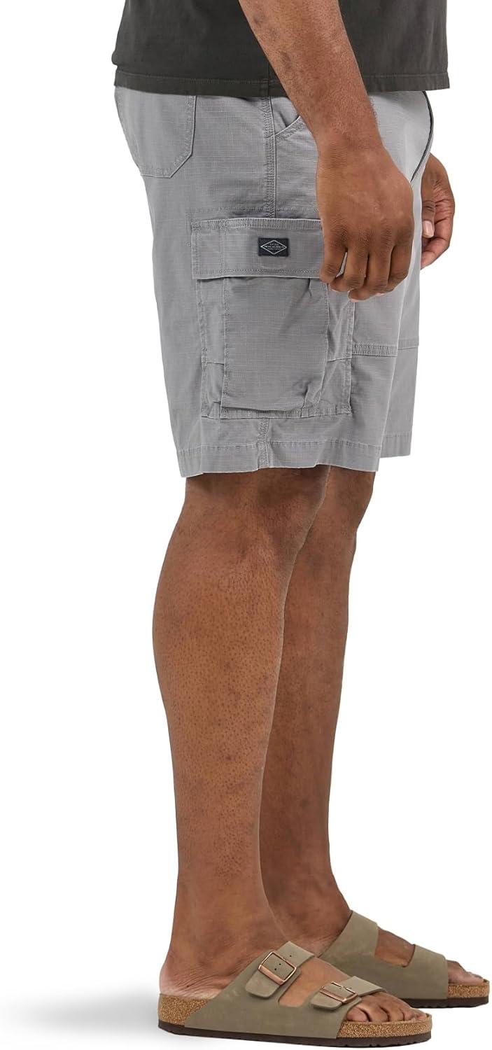 imageLee Mens Big amp Tall Extreme Motion Carolina Cargo ShortHd Lee Gray Ripstop