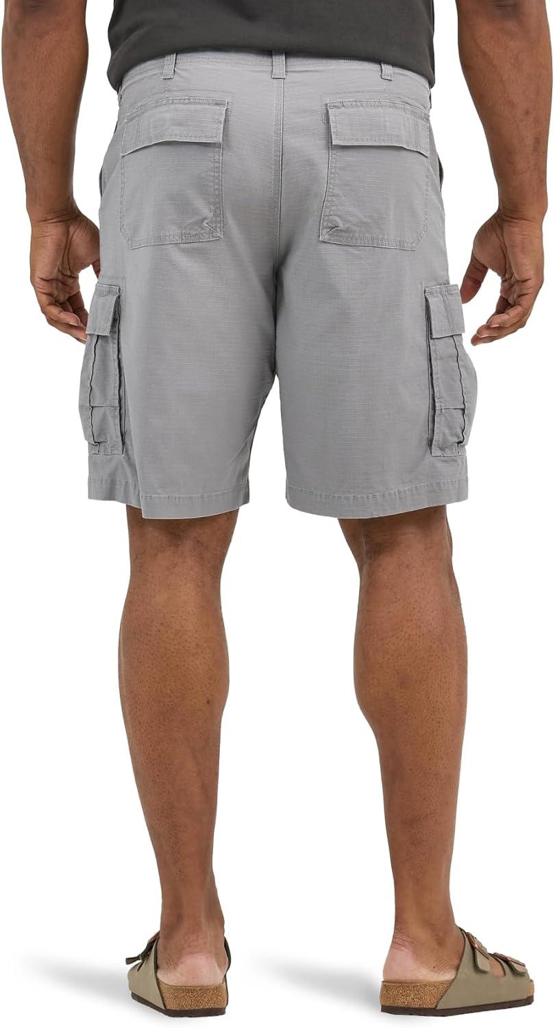 imageLee Mens Big amp Tall Extreme Motion Carolina Cargo ShortHd Lee Gray Ripstop