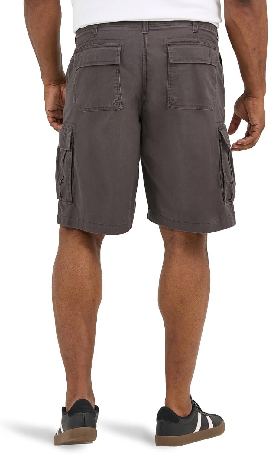 imageLee Mens Big amp Tall Extreme Motion Carolina Cargo ShortMortar Gray