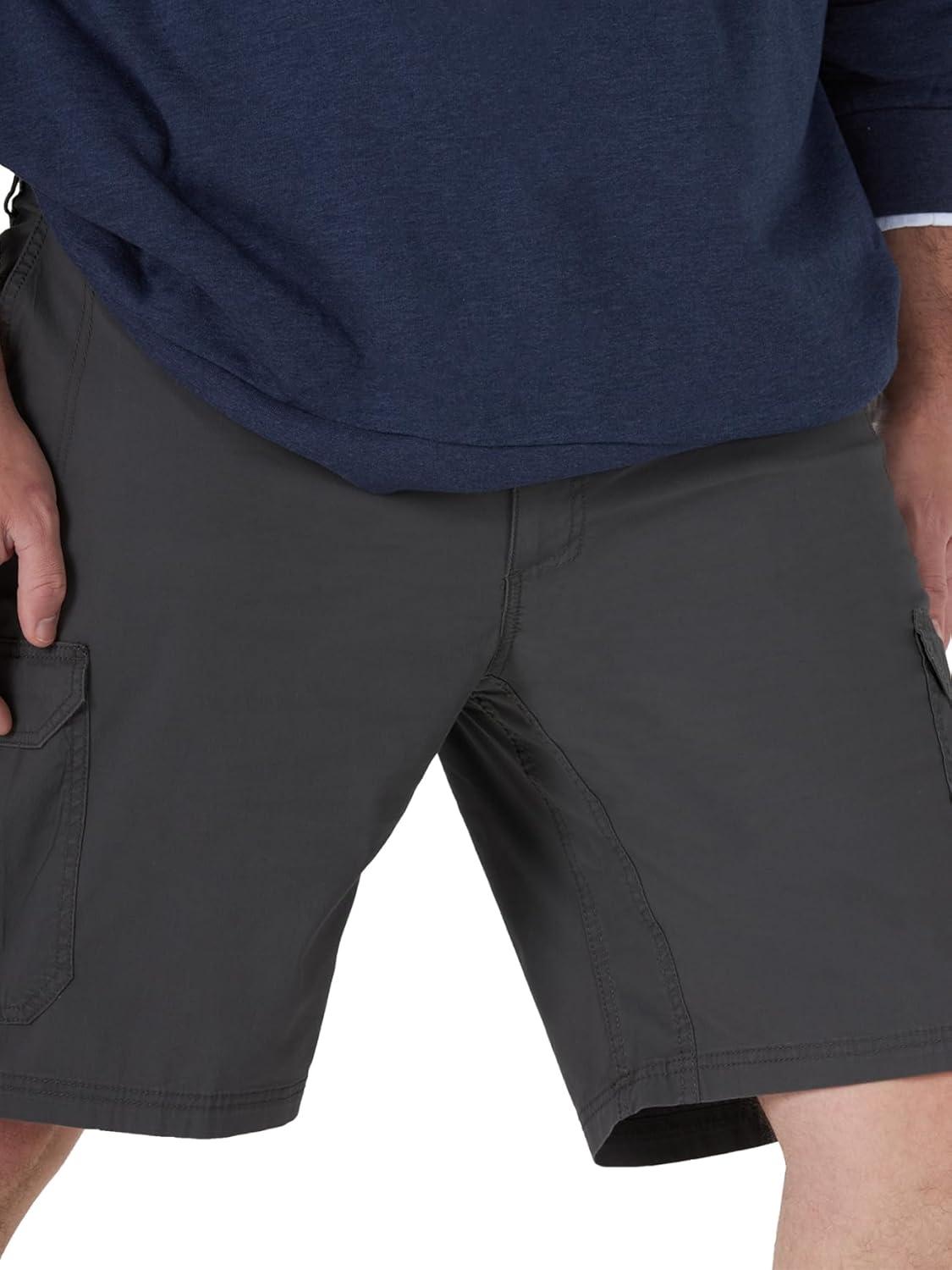 imageLee Mens Big amp Tall Extreme Motion Crossroad Cargo ShortAnthracite