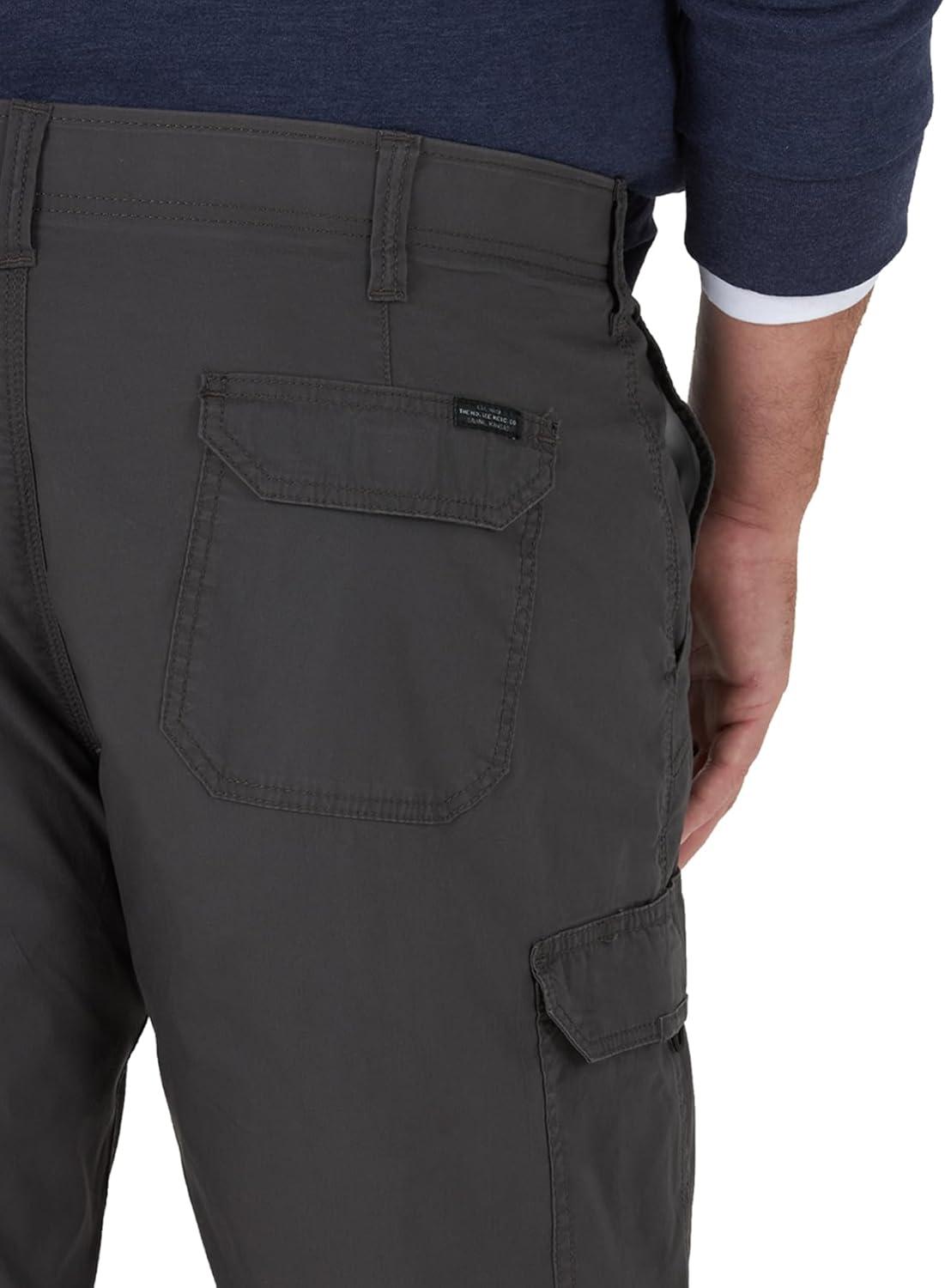 imageLee Mens Big amp Tall Extreme Motion Crossroad Cargo ShortAnthracite