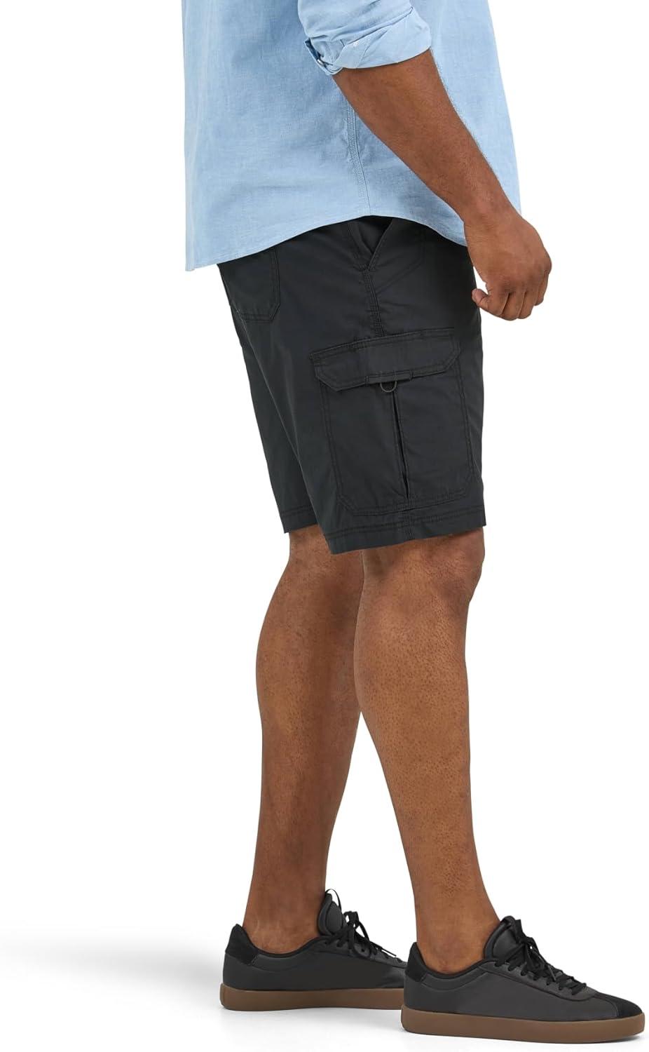 imageLee Mens Big amp Tall Extreme Motion Crossroad Cargo ShortBlack