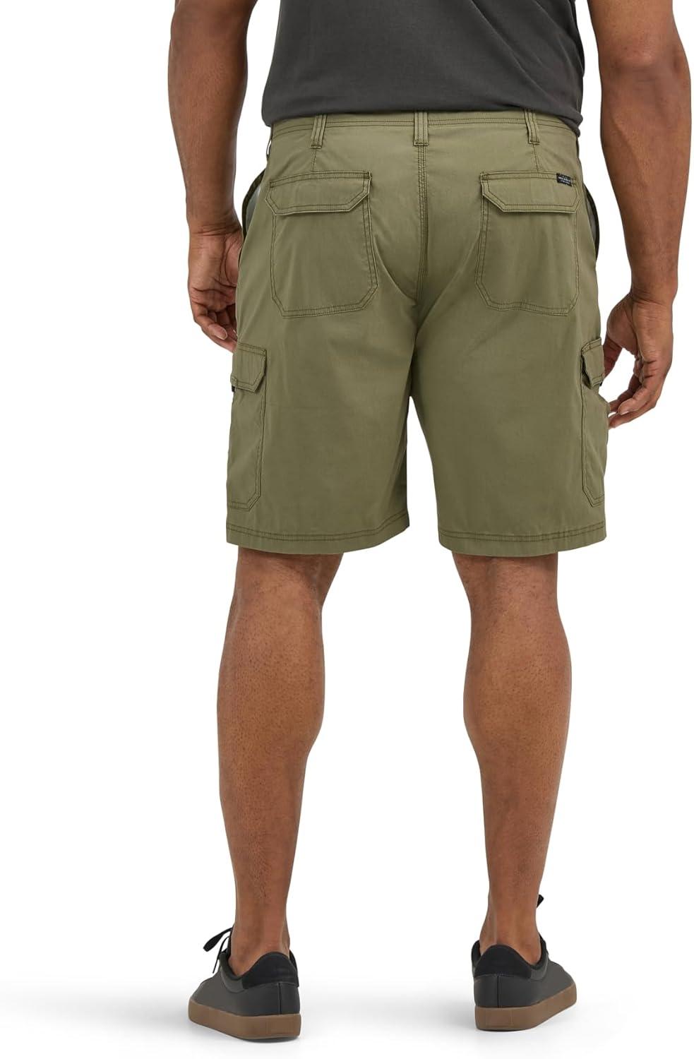 imageLee Mens Big amp Tall Extreme Motion Crossroad Cargo ShortOlive Night