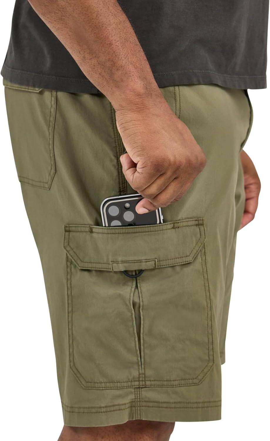 imageLee Mens Big amp Tall Extreme Motion Crossroad Cargo ShortOlive Night