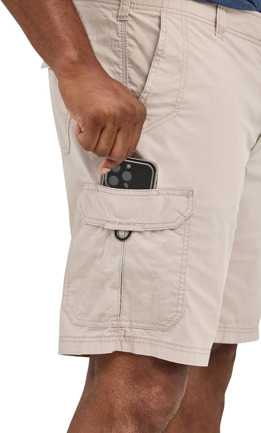 imageLee Mens Big amp Tall Extreme Motion Crossroad Cargo ShortStone