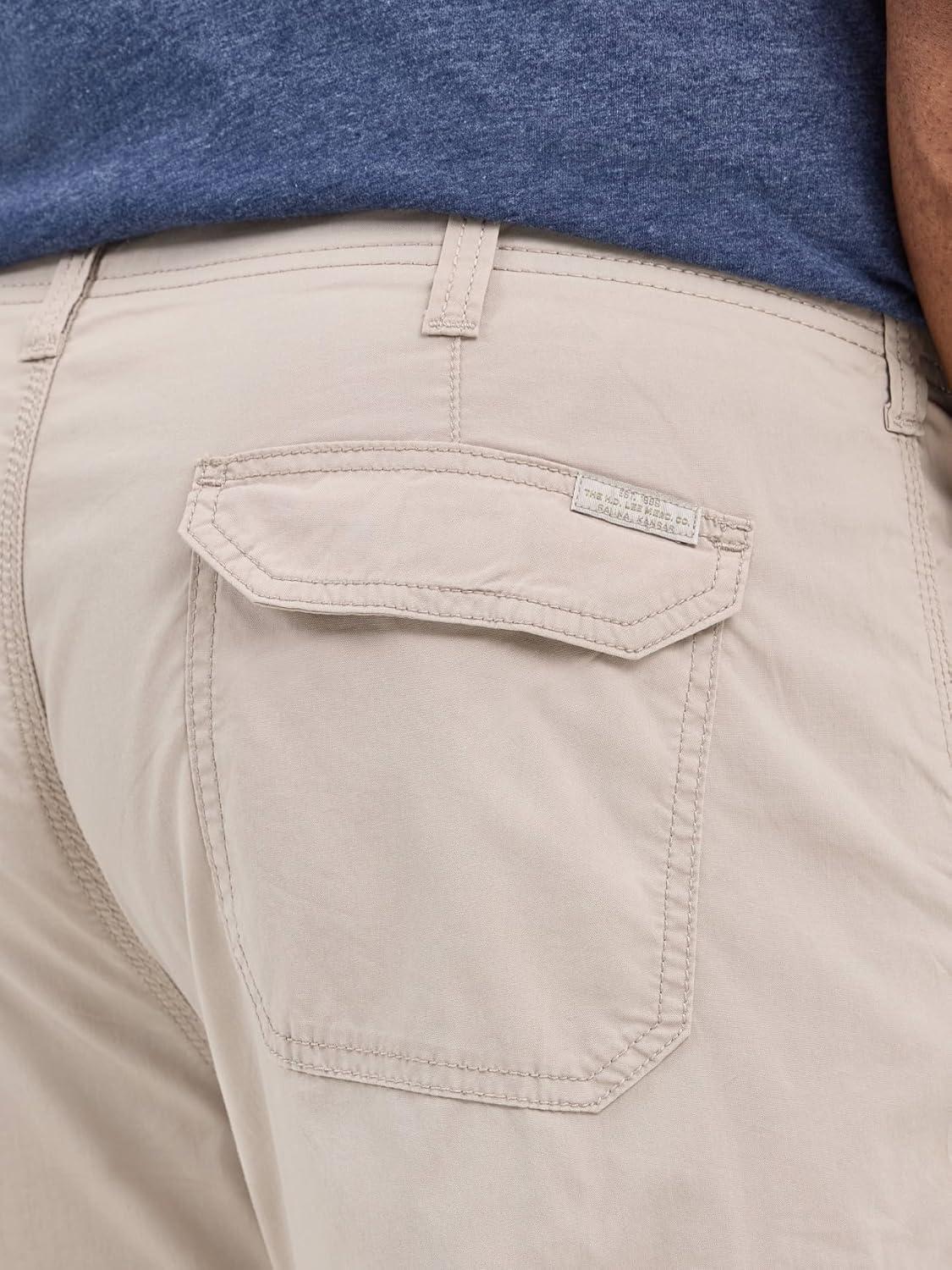 imageLee Mens Big amp Tall Extreme Motion Crossroad Cargo ShortStone
