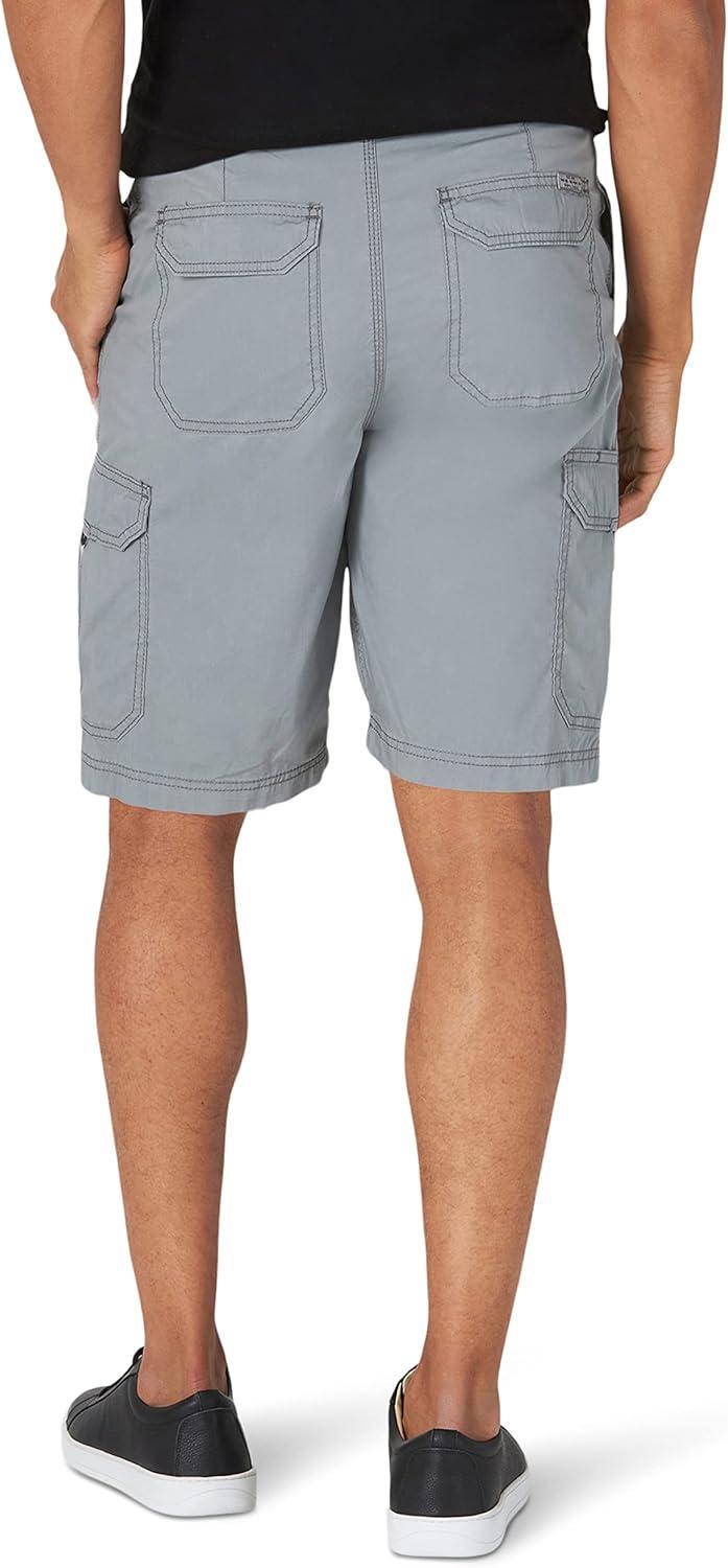 imageLee Mens Big amp Tall Extreme Motion Crossroad Cargo ShortStorm Gray