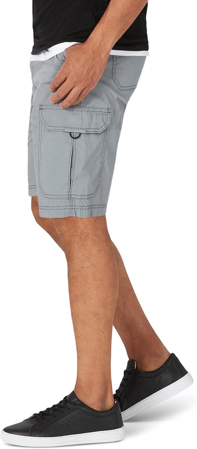 imageLee Mens Big amp Tall Extreme Motion Crossroad Cargo ShortStorm Gray