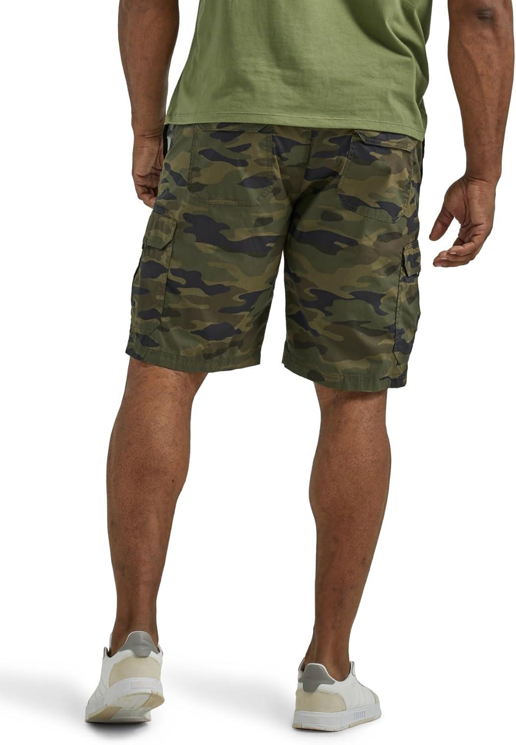 imageLee Mens Big amp Tall Extreme Motion Crossroad Cargo ShortTraditional Camo