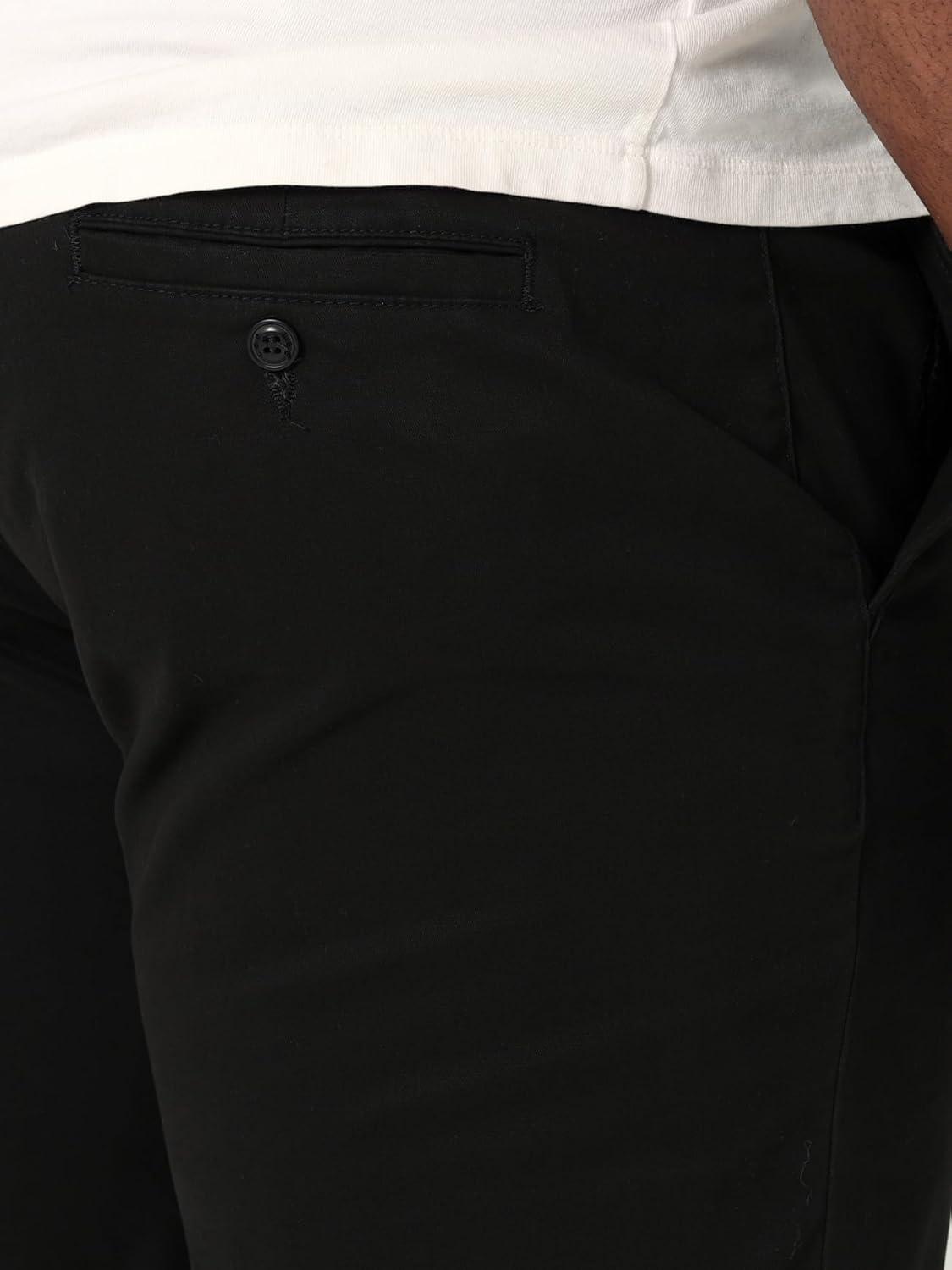 imageLee Mens Big amp Tall Extreme Motion Flat Front Regular Straight PantBlack