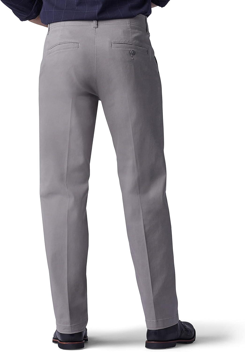 imageLee Mens Big amp Tall Extreme Motion Flat Front Regular Straight PantIron