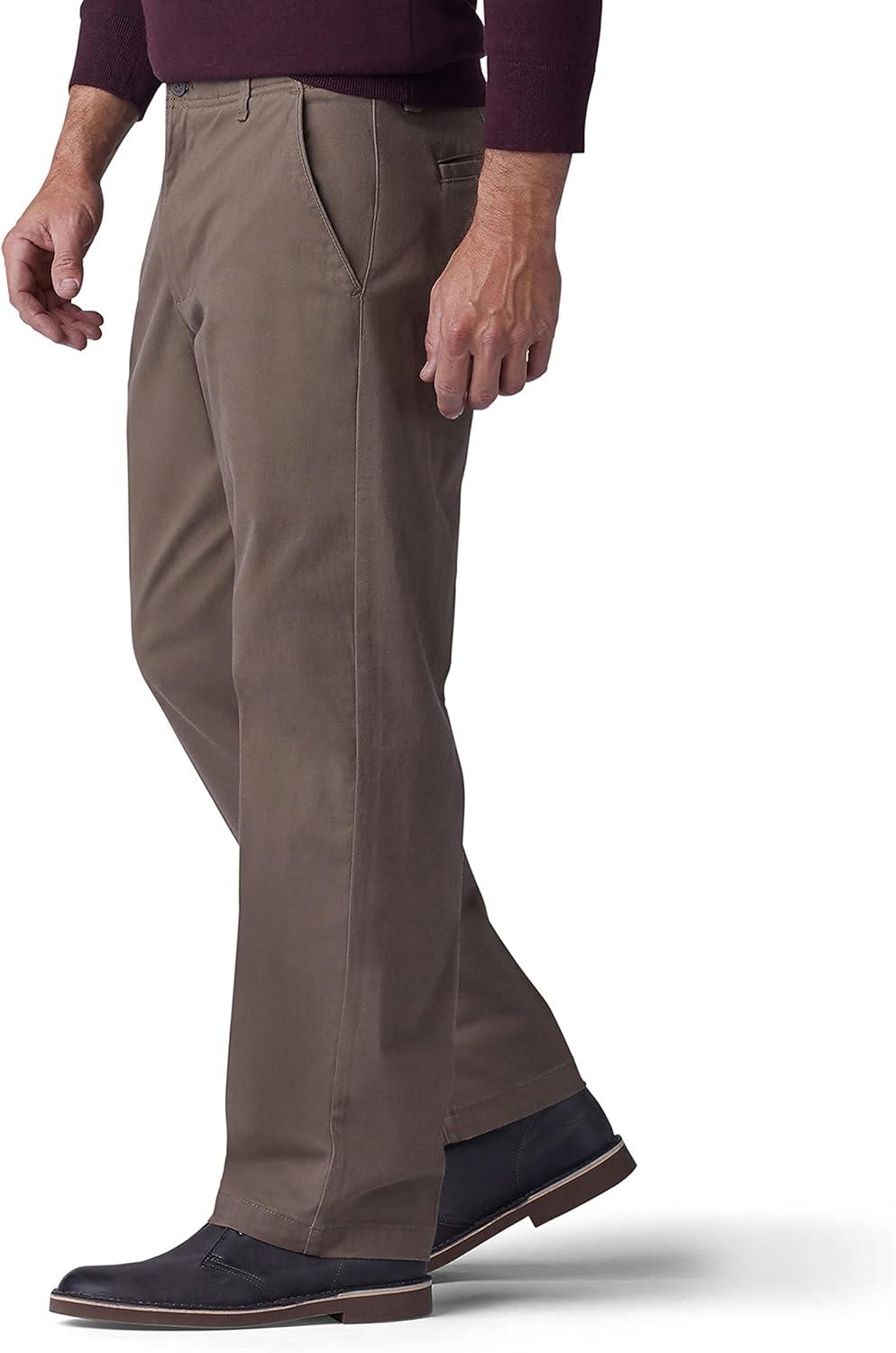 imageLee Mens Big amp Tall Extreme Motion Flat Front Regular Straight PantWoodspice
