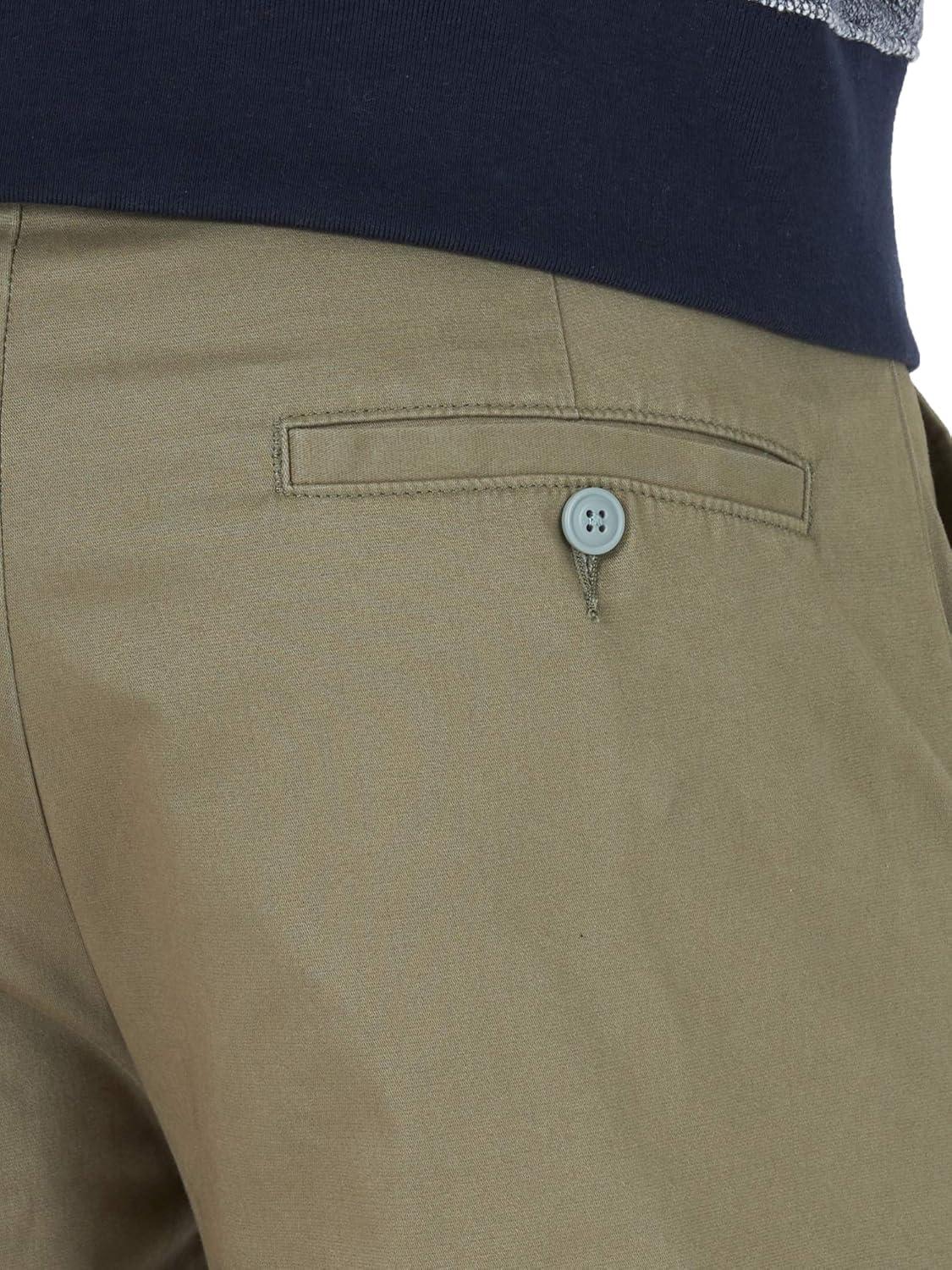 imageLee Mens Big amp Tall Extreme Motion Flat Front ShortMercantile Green