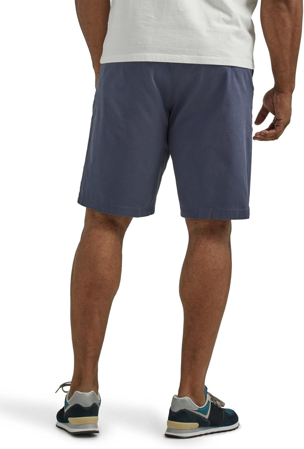 imageLee Mens Big amp Tall Extreme Motion Flat Front ShortNavy
