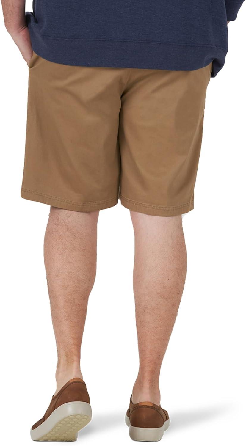 imageLee Mens Big amp Tall Extreme Motion Flat Front ShortOriginal Khaki