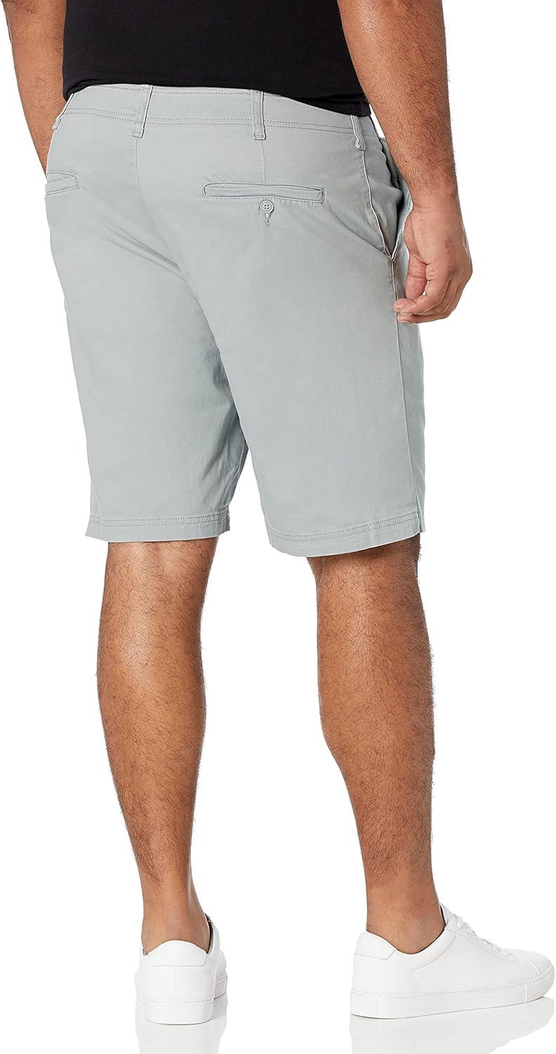 imageLee Mens Big amp Tall Extreme Motion Flat Front ShortSea Mist