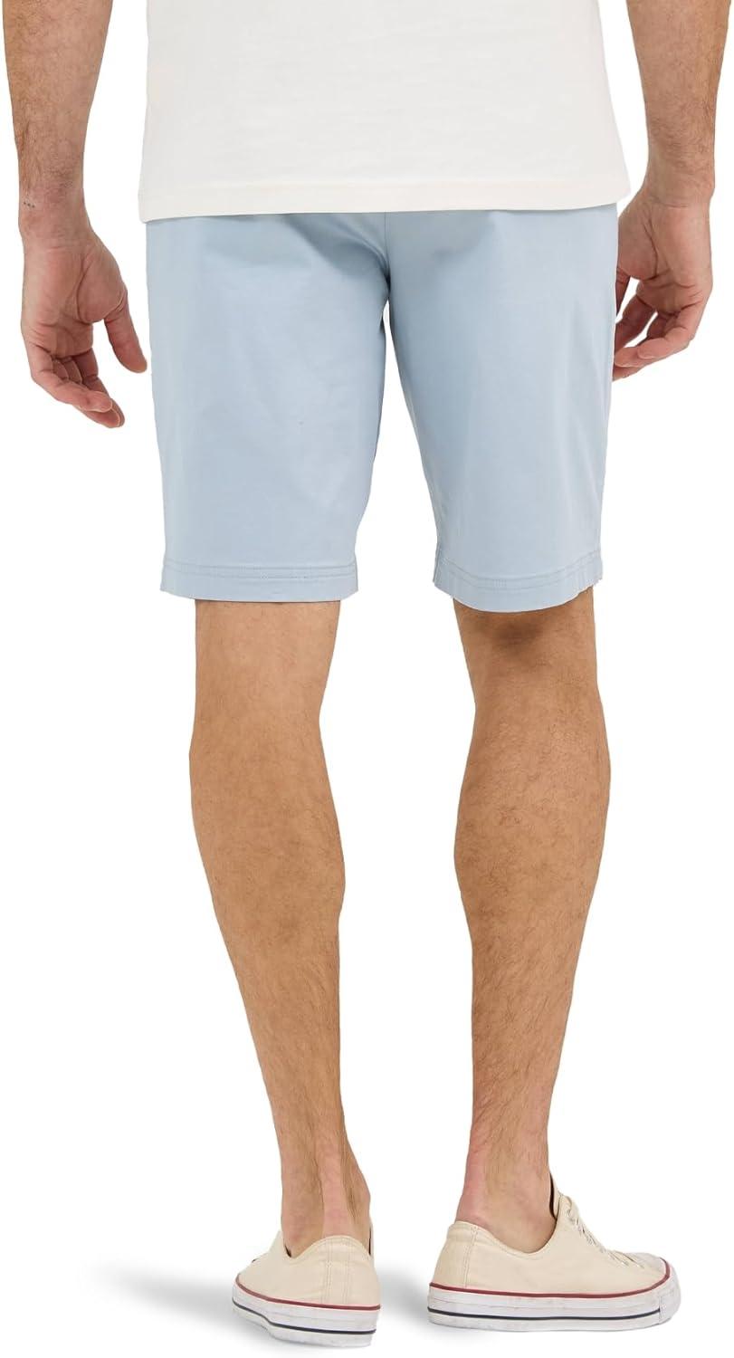 imageLee Mens Big amp Tall Extreme Motion Flat Front ShortShy Blue