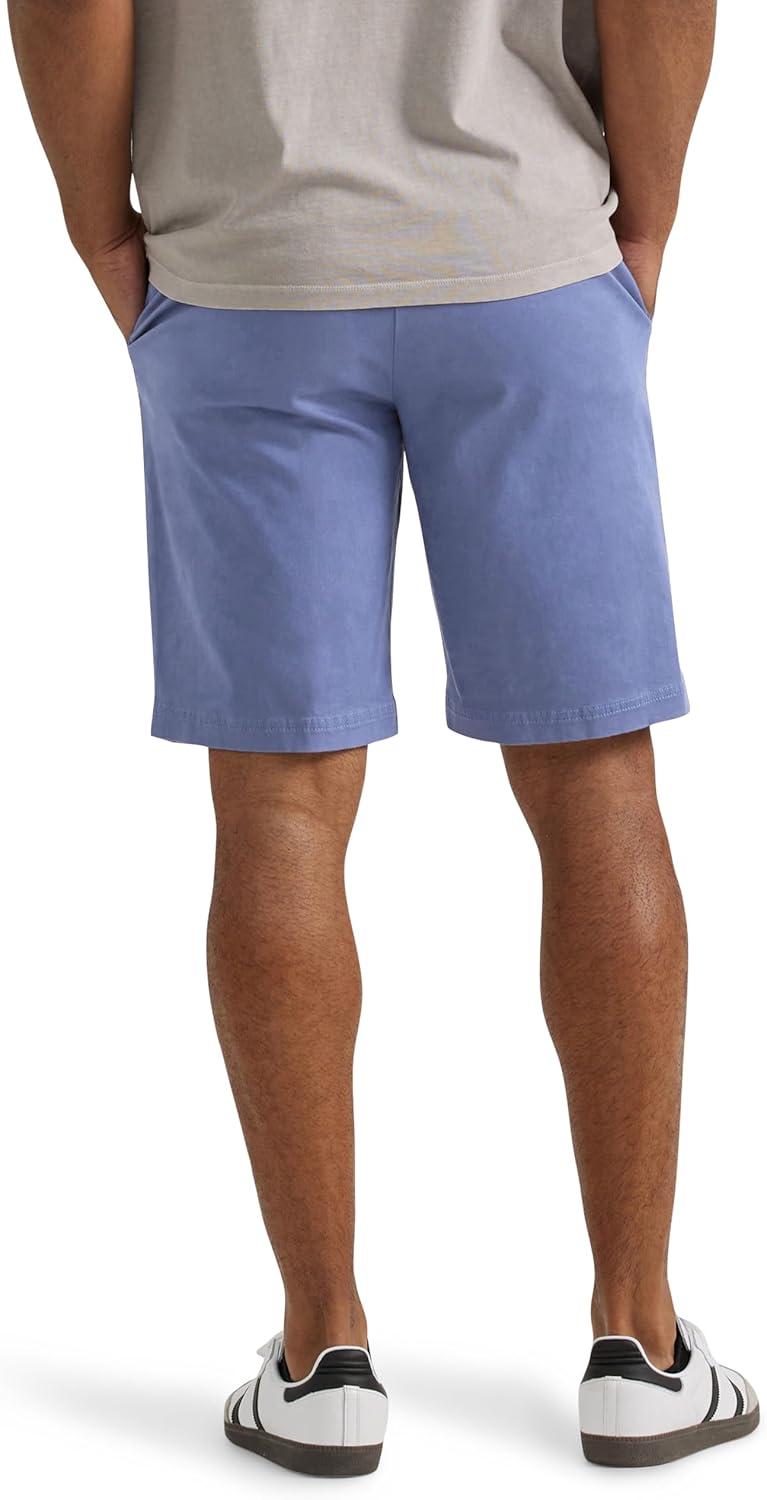 imageLee Mens Big amp Tall Extreme Motion Flat Front ShortSurf Blue