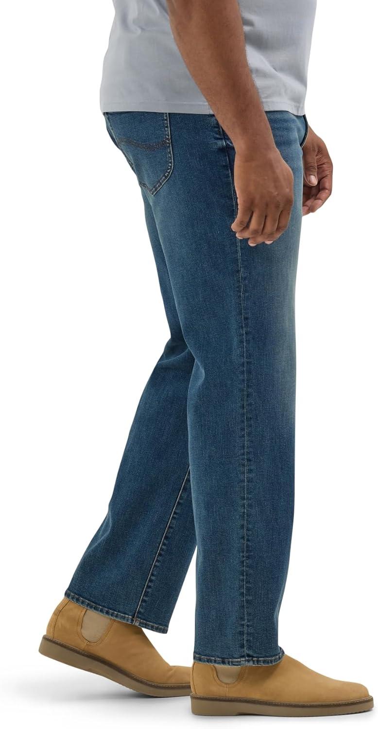 imageLee Mens Big amp Tall Extreme Motion Relaxed Straight JeanWarrior