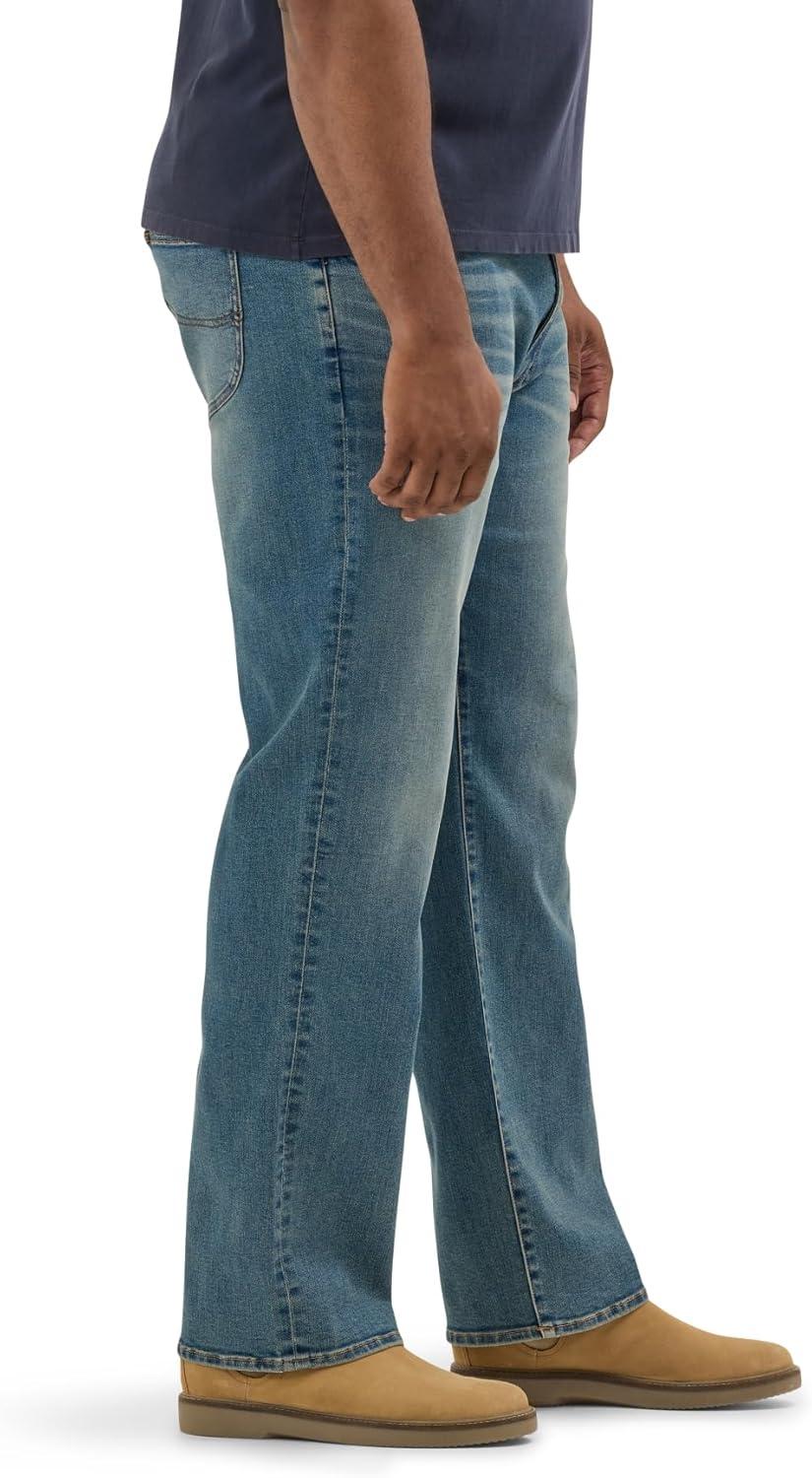 imageLee Mens Big amp Tall Extreme Motion Relaxed Straight JeanZone