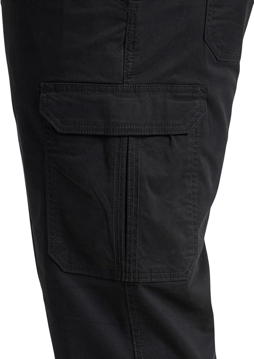 imageLee Mens Big amp Tall Extreme Motion Twill Cargo PantBlack