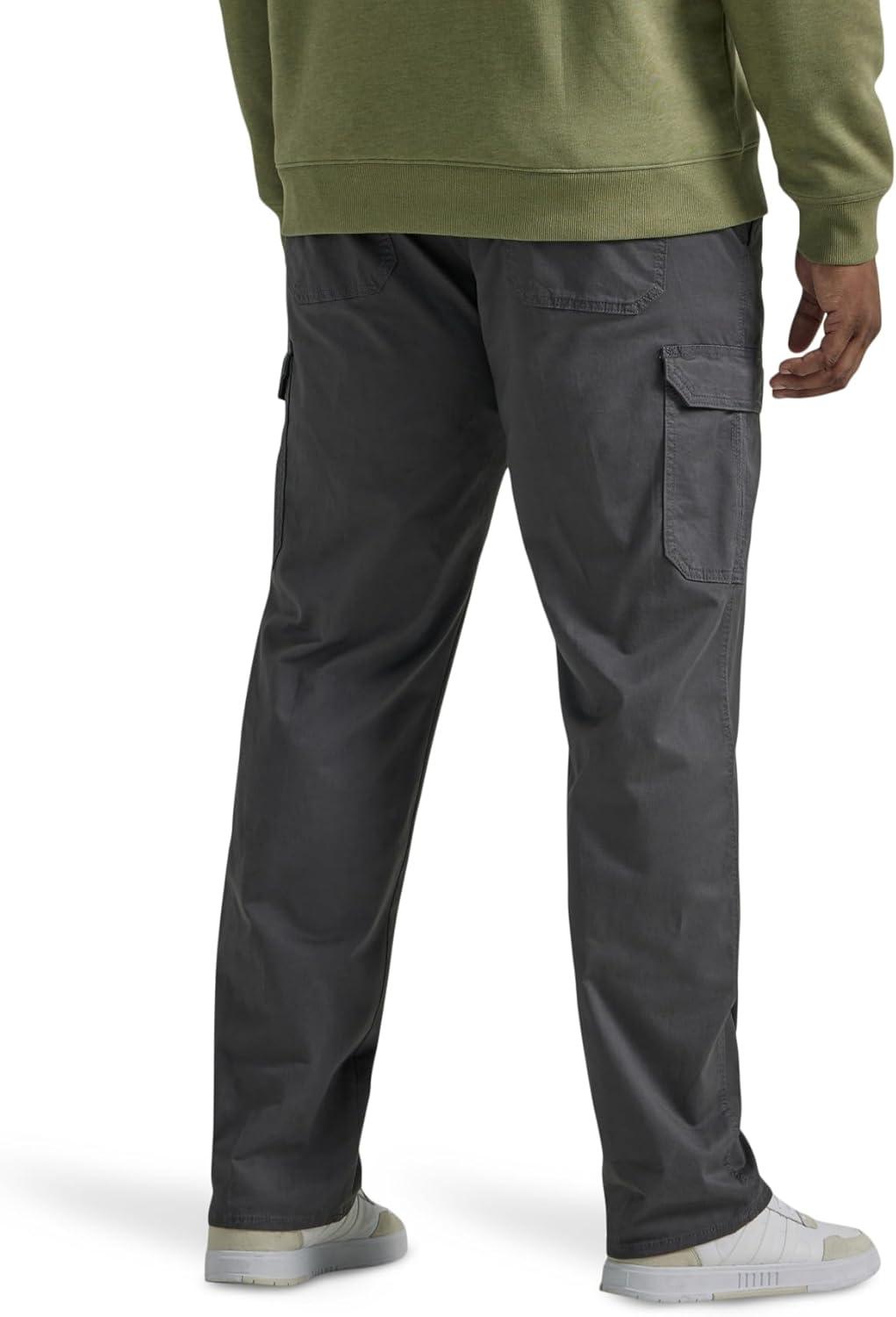 imageLee Mens Big amp Tall Extreme Motion Twill Cargo PantCharcoal