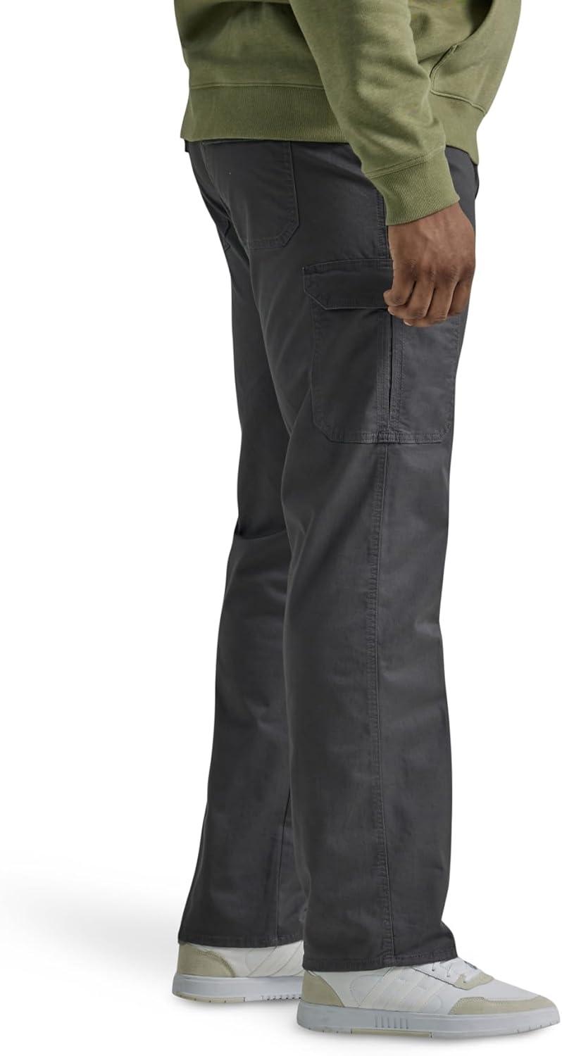 imageLee Mens Big amp Tall Extreme Motion Twill Cargo PantCharcoal