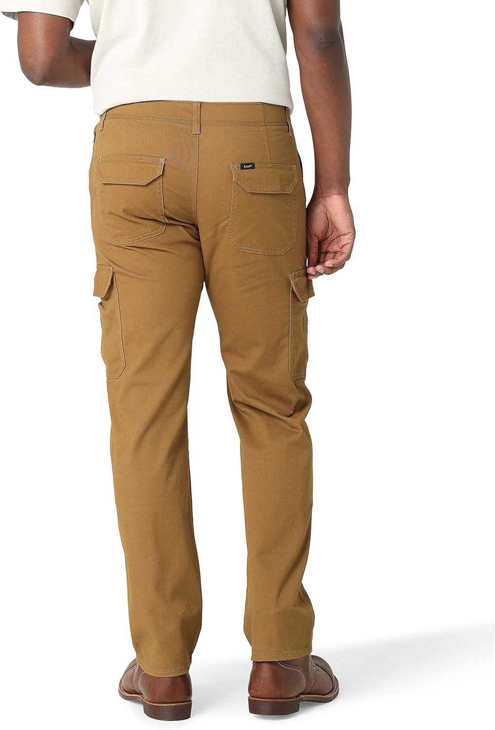 imageLee Mens Big amp Tall Extreme Motion Twill Cargo PantTumbleweed
