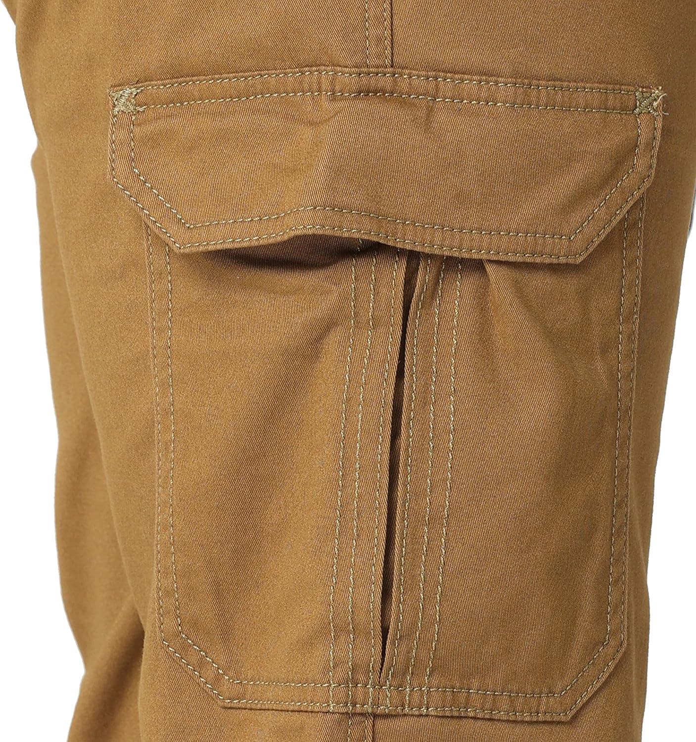 imageLee Mens Big amp Tall Extreme Motion Twill Cargo PantTumbleweed