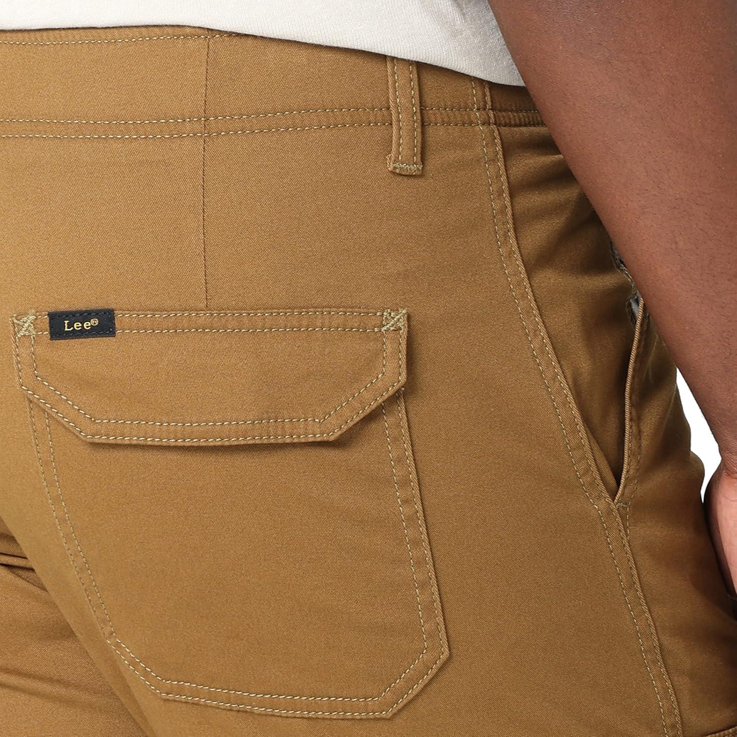 imageLee Mens Big amp Tall Extreme Motion Twill Cargo PantTumbleweed
