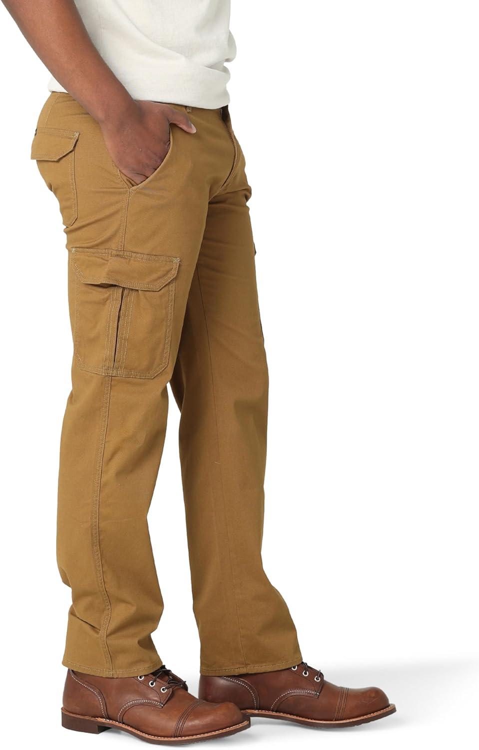 imageLee Mens Big amp Tall Extreme Motion Twill Cargo PantTumbleweed