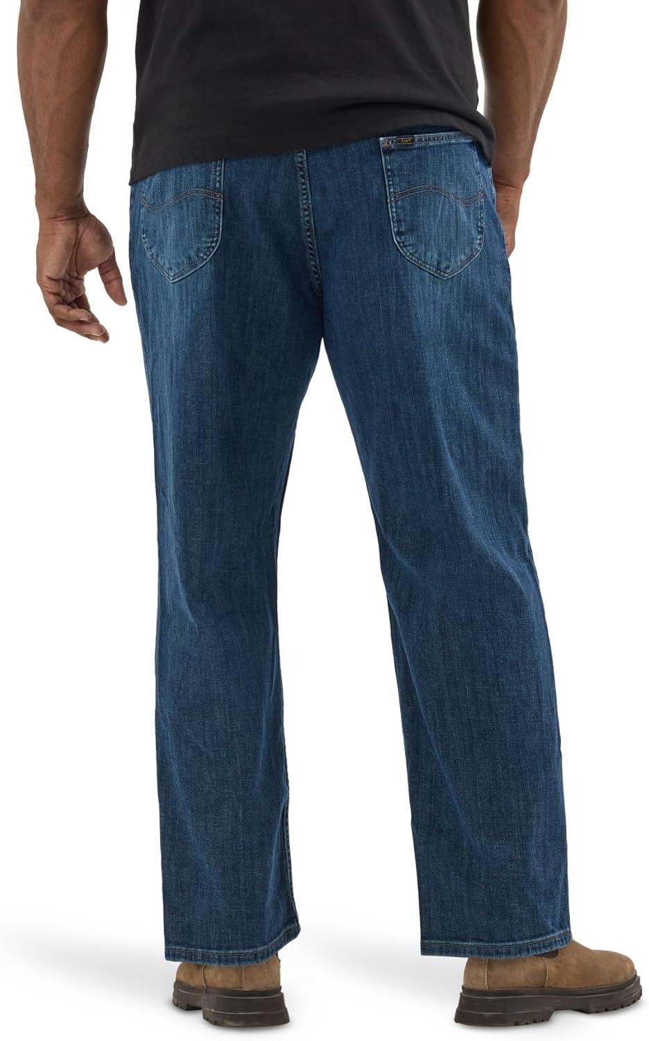 imageLee Mens Big amp Tall Legendary Relaxed Straight JeanLennox