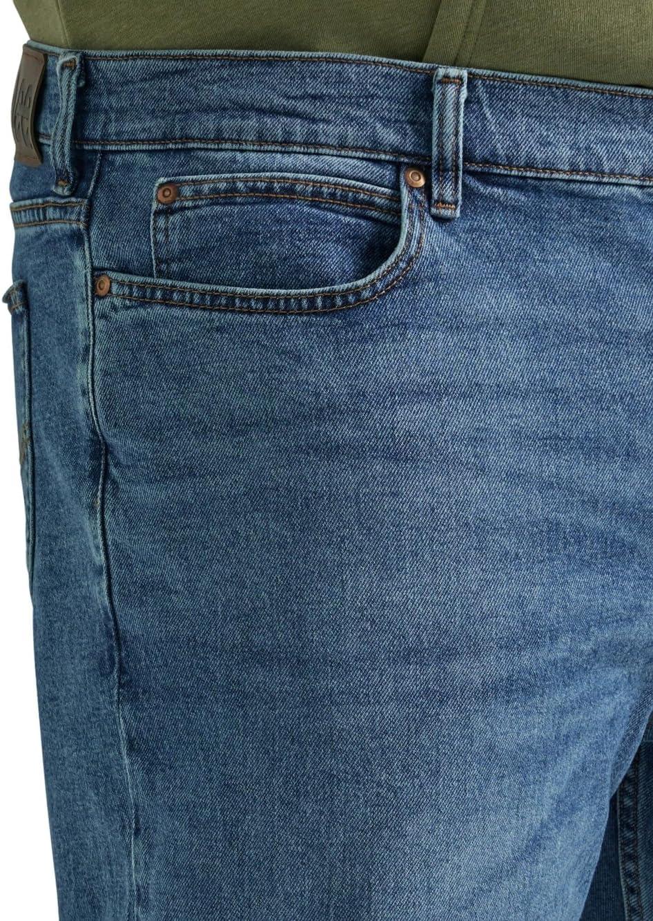 imageLee Mens Big amp Tall Legendary Relaxed Straight JeanTrue Blue