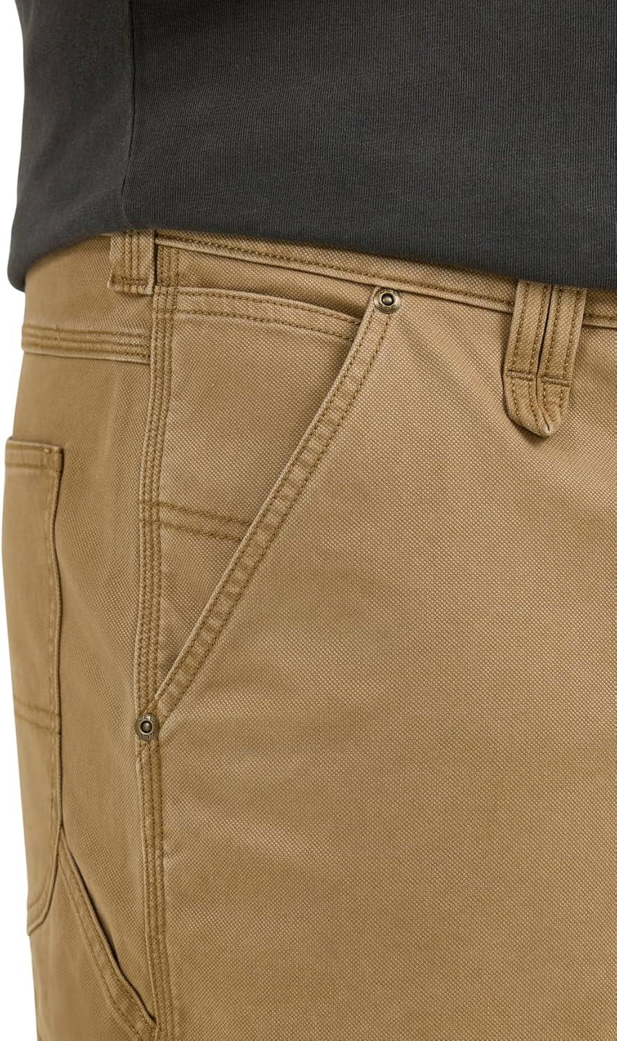 imageLee Mens Big amp Tall Legendary Workwear Carpenter ShortDark Khaki