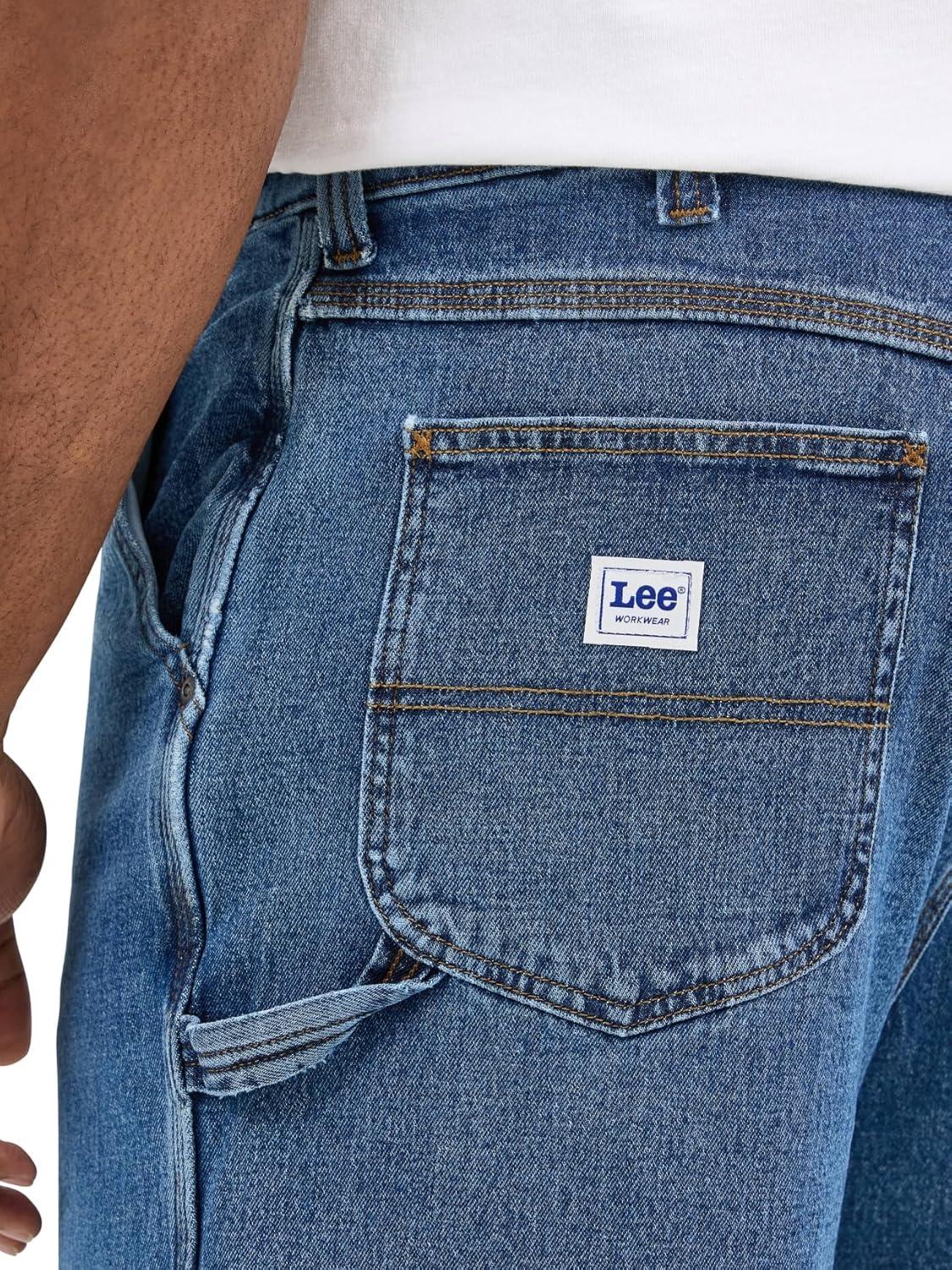 imageLee Mens Big amp Tall Legendary Workwear Carpenter ShortMid Dark