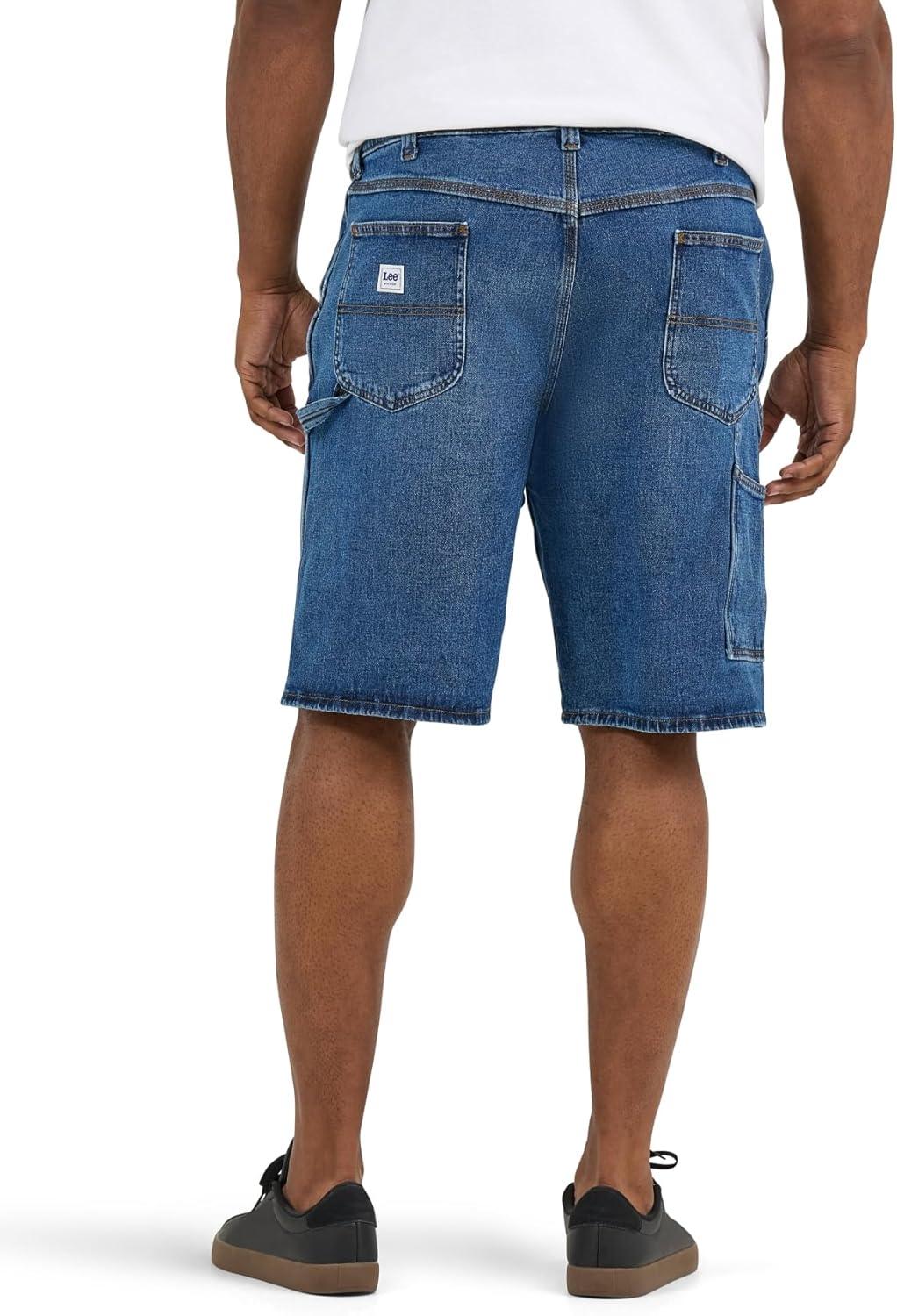 imageLee Mens Big amp Tall Legendary Workwear Carpenter ShortMid Dark