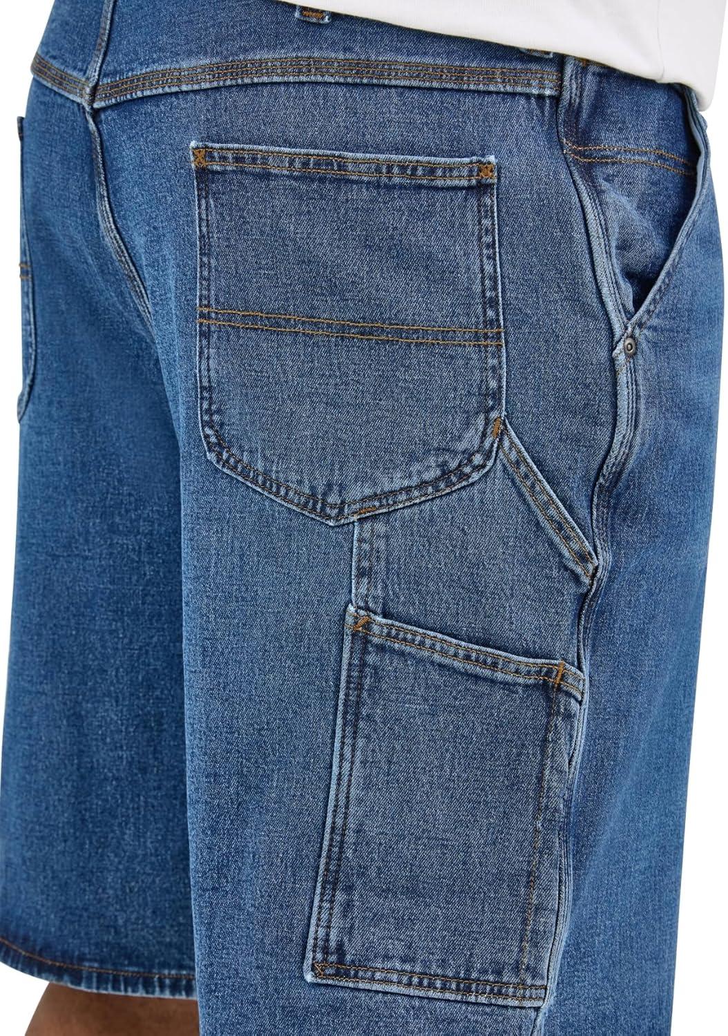 imageLee Mens Big amp Tall Legendary Workwear Carpenter ShortMid Dark