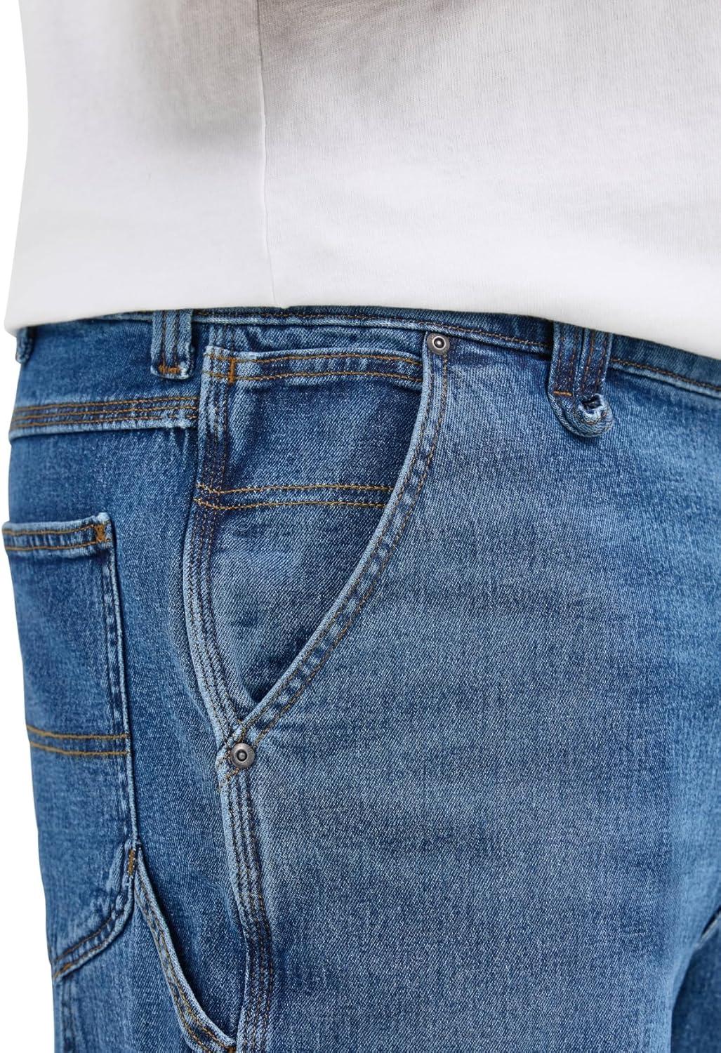 imageLee Mens Big amp Tall Legendary Workwear Carpenter ShortMid Dark