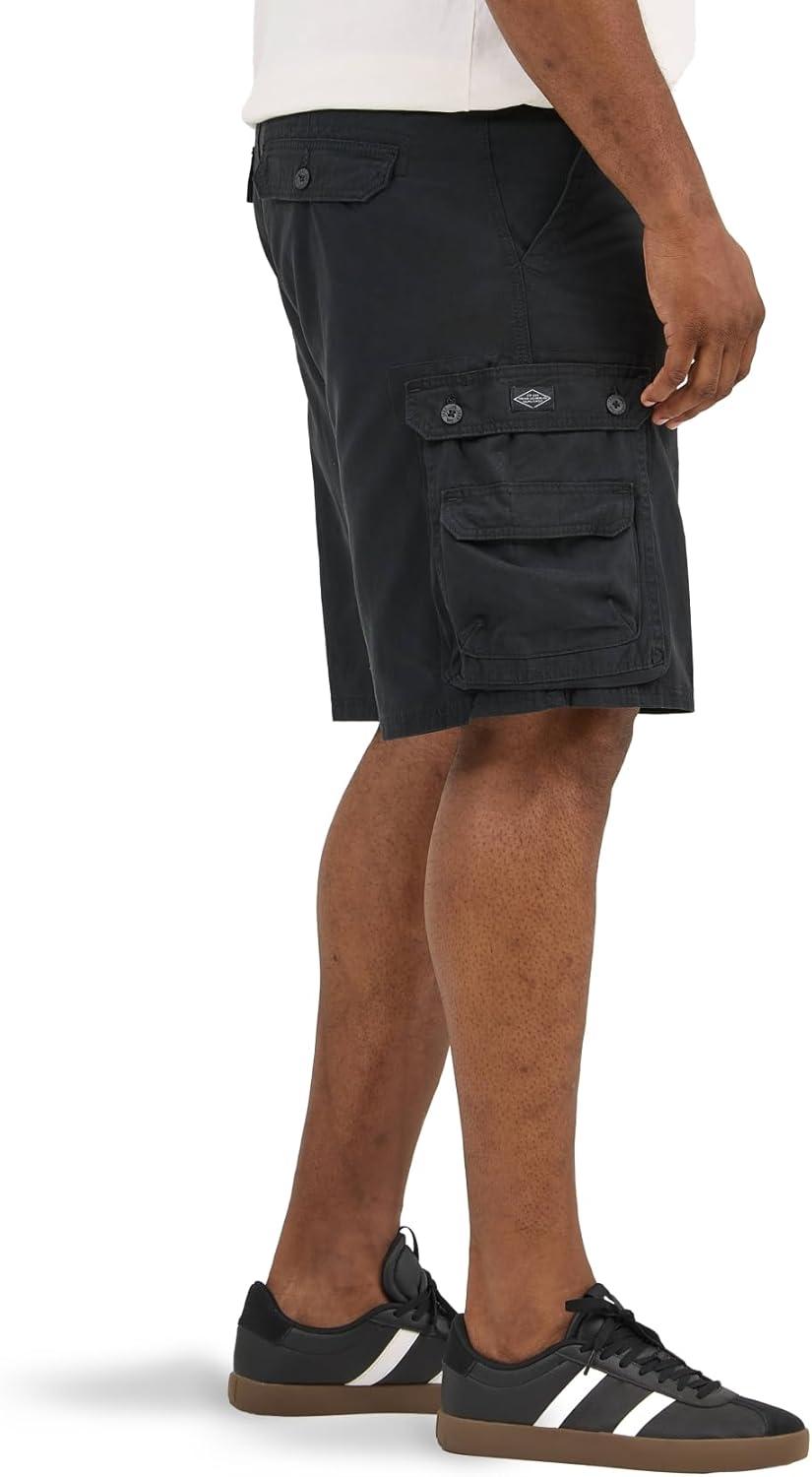 imageLee Mens Big amp Tall New Belted Wyoming Cargo ShortBlack