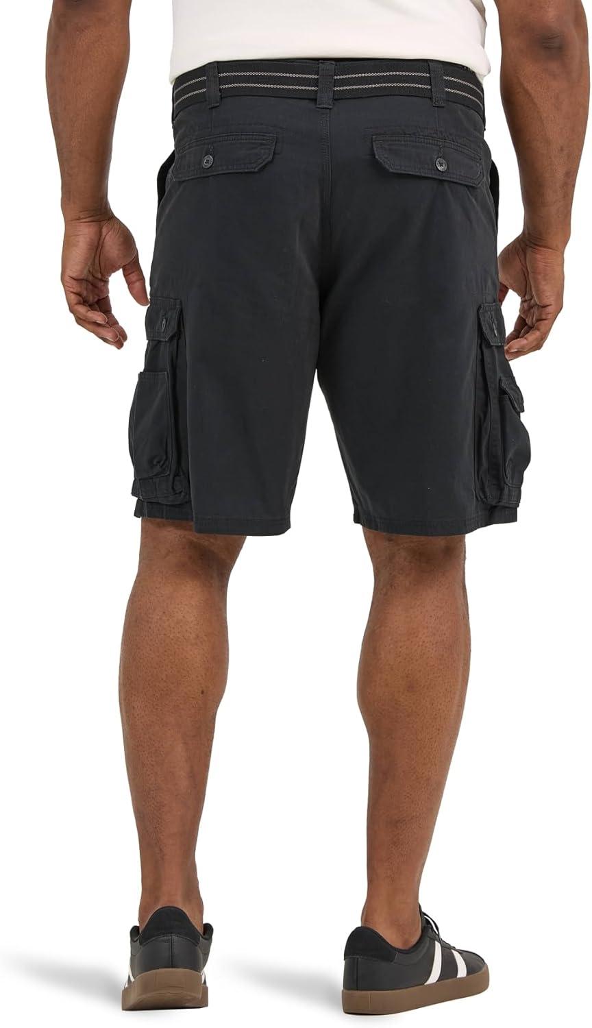 imageLee Mens Big amp Tall New Belted Wyoming Cargo ShortBlack