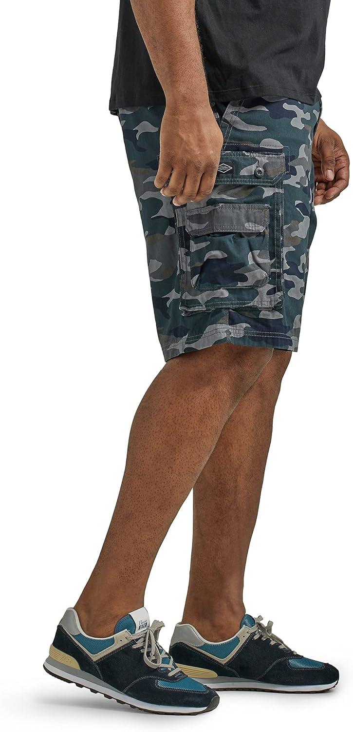 imageLee Mens Big amp Tall New Belted Wyoming Cargo ShortBlack Camo