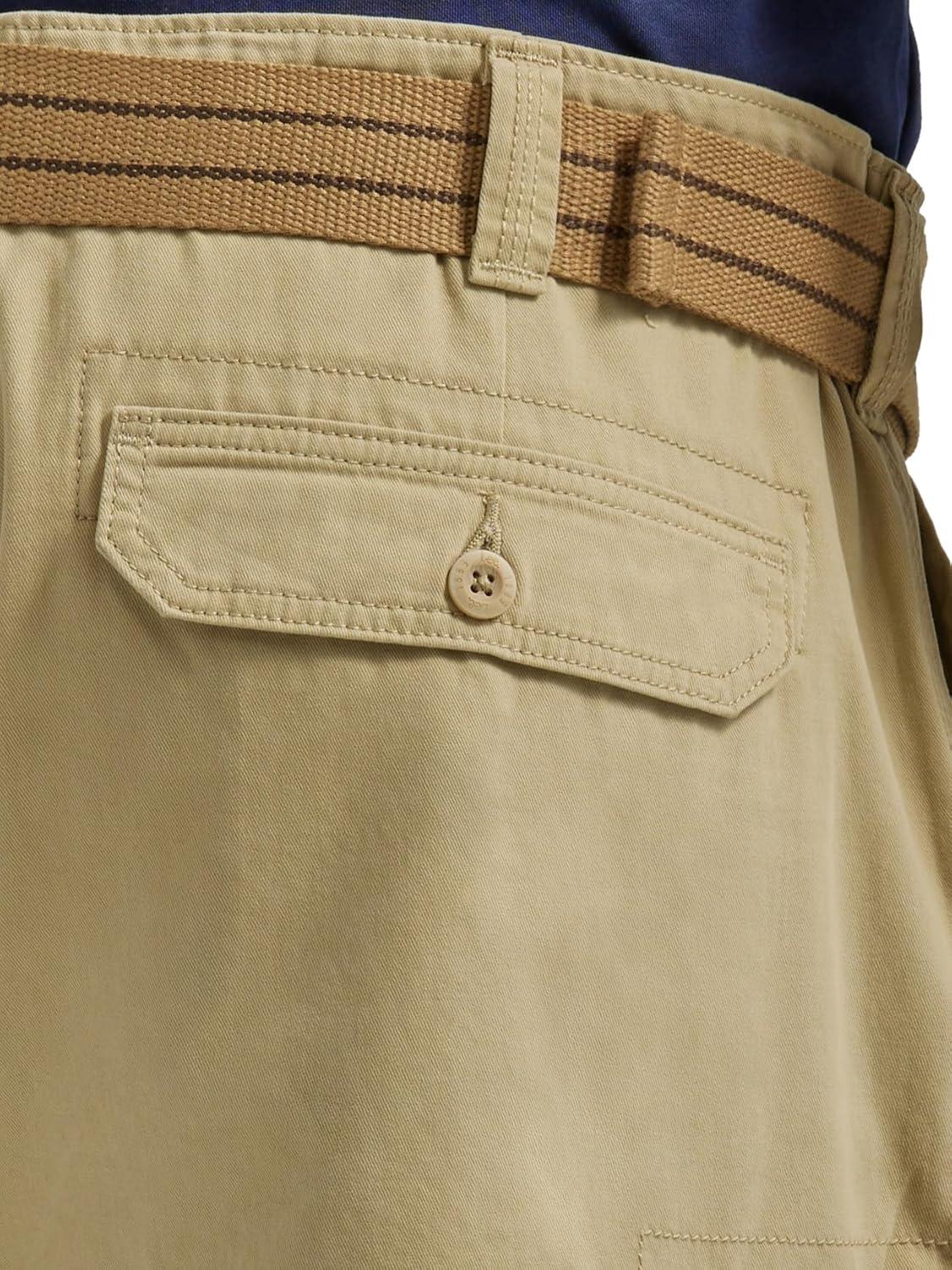 imageLee Mens Big amp Tall New Belted Wyoming Cargo ShortBuff